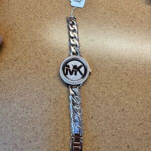 Michael Kors Rose Gold Chain-Link Watch